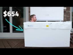 DIY Chest Freezer Cold Plunge Under $1000 V2 (1 Hour Setup!)