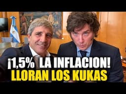 💥MILEI Y CAPUTO SIGUEN BAJANDO LA INFLACION 💥LOS KUKAS NO LO PUEDEN CREER💥