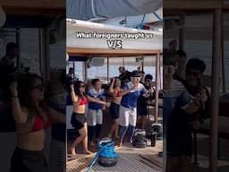 Foreigners ko ye sikha diya 😂 #chinkiminkicomedy #comedy #funny #dance #punjabi