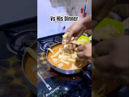 My dinner during pregnancy Vs His 😭 #shorts #ashortaday #comedy #pregnancy #minivlog #vlog