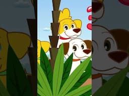 Animal Song: 🐶🎵 Ten Little Puppy Dogs #shorts #kidssong #babysongs