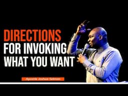 WAYS TO ACT ON WHAT YOU WANT - APOSTLE JOSHUA SELMAN