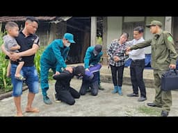 Police officer and  kind man successfully rescued the single mother and her son. ly tu tay