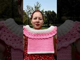 BLUSA A CROCHET PARA NIÑA #shorts #yanetpupocrochet