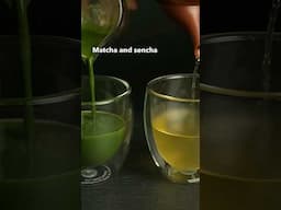 Matcha vs green tea 🍵 #matchagreentea