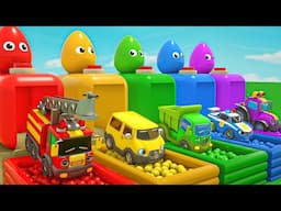 bingo song - colored eggs and colored balls. Baby Nursery Rhymes & Kids Songs