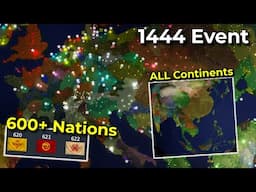 1444 Event in Rise of Nations | 600+ Countries! And NEW Custom Formables!