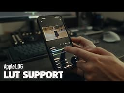 Color Grade Apple LOG On Your iPhone...Finally!