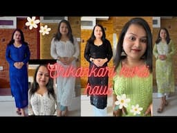 🌻Best Chikankari Kurti Haul |Trendy|Party wear|Summer special🤍🤍🌻#amazon
