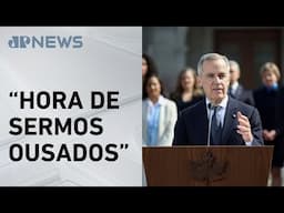 Premiê promete unir o Canadá contra Trump