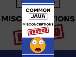 Oops Misconceptions...🙀 #myths #facts #java #coding #smartprogramming #viralshorts #trending #2025
