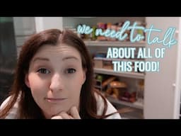 USE THE FOOD YOU HAVE! // Real-Time Pantry, Fridge & Freezer Cleanout + Meal Plan
