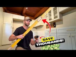 Contractors Hate me for Showing you This! (How to Save THOUSANDS by installing Kitchen Cabinets DIY)