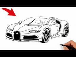 First-Ever Bugatti Tourbillon 2025 Drawing – Supercar Sketch Like Never Before!