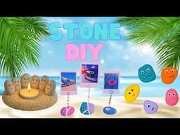 DIY Stone Crafts for Your Desk & Room 🌿🪨