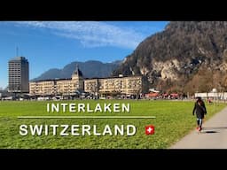 INTERLAKEN SWITZERLAND 🇨🇭Walk with HAPPY