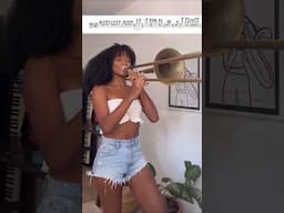 Trombone Girl Strikes Again! #jazztranscription #YudithRojas #CubanTrombone