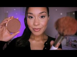 ASMR Gently Doing your makeup 🤍 Sleepy Personal Attention Role play With Soft Whispers
