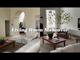 Organic Modern Living Room Makeover
