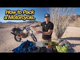 Everything I packed on a 2 Year Motorcycle Trip!