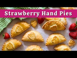 Strawberry Hand Pies | Air Fryer or Oven | So Easy! 🍓