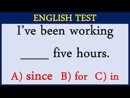 ENGLISH TEST 12:  IF YOU PASS THIS TEST. YOU'RE A GENIUS. #grammarenglish #english #grammartest