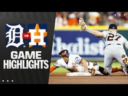 Tigers vs. Astros Game Highlights (4/28/25) | MLB Highlights