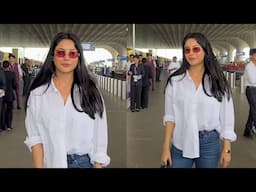 Shehnaaz Gill Spotted At Mumbai Airport