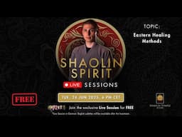 Join the FREE live training session with the Shaolin Temple Europe on June 24!