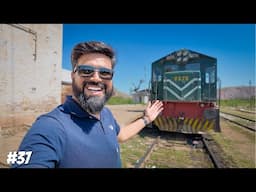 Railway Life in 1891: Mari Indus Railway Station Visiting My Childhood School | Story 37 Ammar Biker