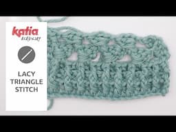 Cómo Hacer un Calado con Puntos Recubiertos a Crochet 🧶 Paso a paso | Katia Academy