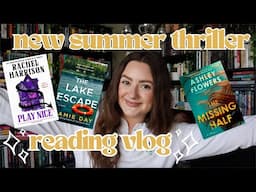 NEW THRILLER READING VLOG 2025 | reading anticipated books coming out summer 2025 ☀️