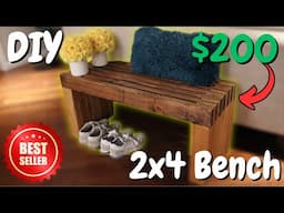 This Outdoor Bench Will Sell This Summer // Projects that Sell