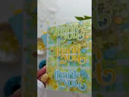 Say #thankyou with a Spring #shakercard ! #thepapermint #simonsaysstamp #cards #interactivecard