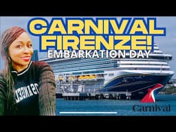 Carnival Firenze Embarkation Day Vlog | My Solo Cruise from Long beach