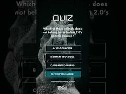 Indom 2.0 quiz #hybridwar #indom2.0 #indominusrex #jurassicworldrebirth
