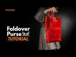 Leather Foldover purse DIY