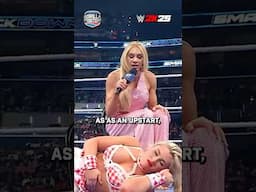 Ahead of their match at WrestleMania, Tiffany Stratton talks about Charlotte Flair on live TV 😱