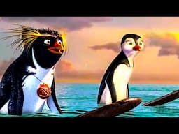 Cody Maverick learns SURFING 🐧🏄‍♂️ | Surf's Up | CLIP