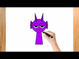 COMO DIBUJAR A PURPLE (DURPLE) DE INCREDIBOX SPRUNKI