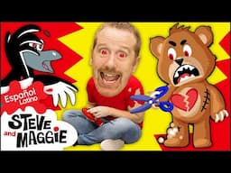 Casa de muñecas mágica para niños con Steve and Maggie Español Latino