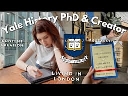 productive vlog | PhD Student & Full Time Content Creator Living in London (Dissertation Diaries 37)