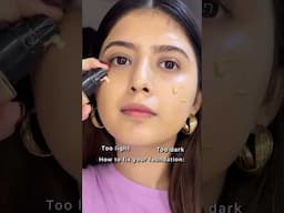 How to fix your foundation?😍 #arishfakhan #makeuptutorial #makeup #tutorial #beauty #foundation