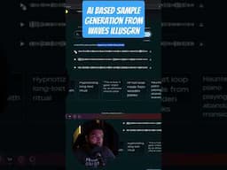 AI based sample generation #waves #illugen #ai