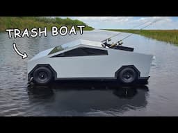 I Built a Cybertruck Fishing Skiff from a Junk Jon Boat