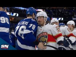 Panthers And Lightning Exchange Handshakes After Five-Game Series