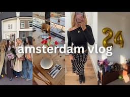 amsterdam vlog | roomie era, spring market days & celebrating birthdays