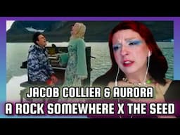 REACTION | JACOB COLLIER + AURORA "A ROCK SOMEWHERE X THE SEED"