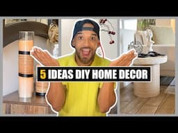 ⭐️ Decora tu Hogar SIN GASTAR! ⭐️ 5 Manualidades Fáciles y Económicas de debes probar