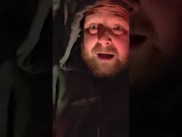 crazy person walking around my campsite
